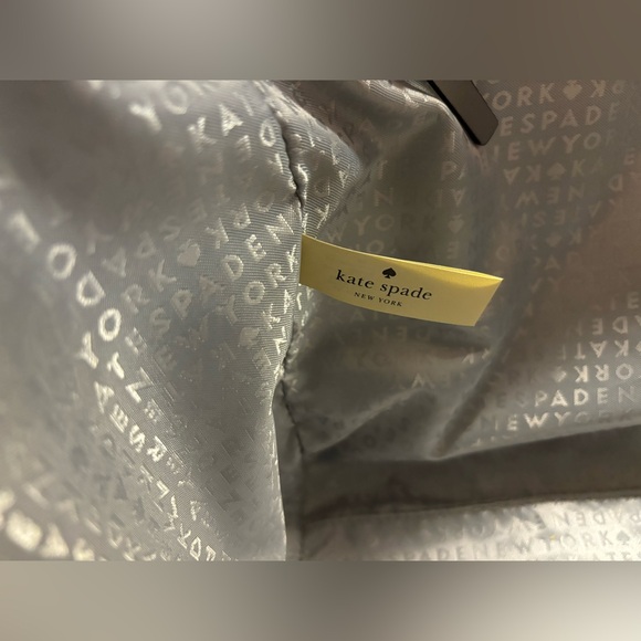 Kate Spade Women's Hare Gray Camryn Bixby Place Patent Leather Tote - Picture 7 of 8